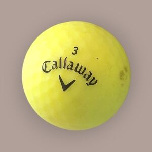 Callaway Yellow Golf Ball #3 Superhot